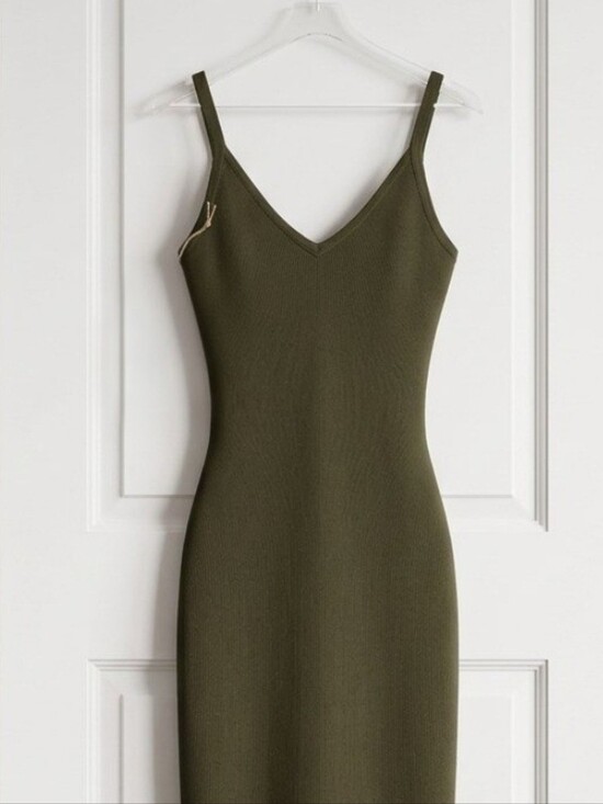 Almost Famous Dresses & Skirts - GREEN TANK DRESS